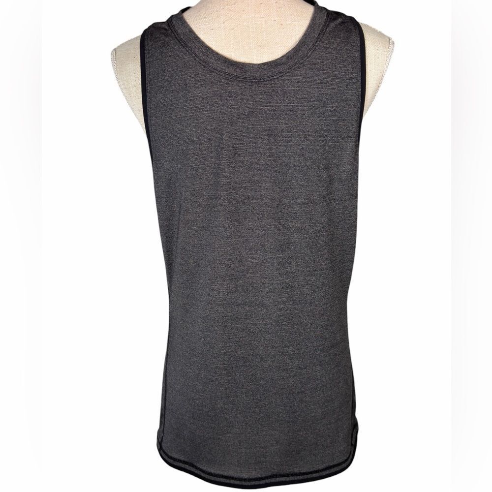 Lululemon Mens Dark Grey Muscle Arm Gym Tank Top